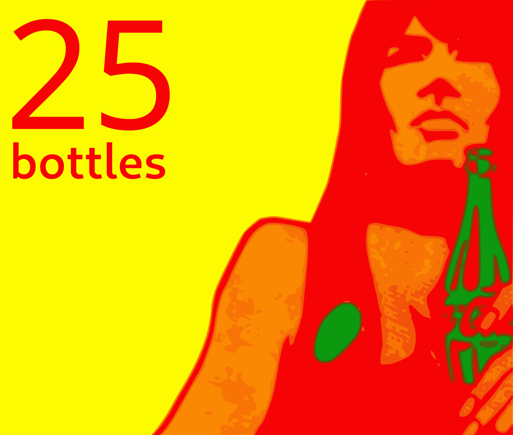 25 bottles
